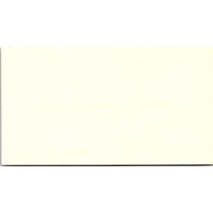 Bell Dental Center Dr M.J. Niciforos Bell CA Vintage Business Card SE3-B15