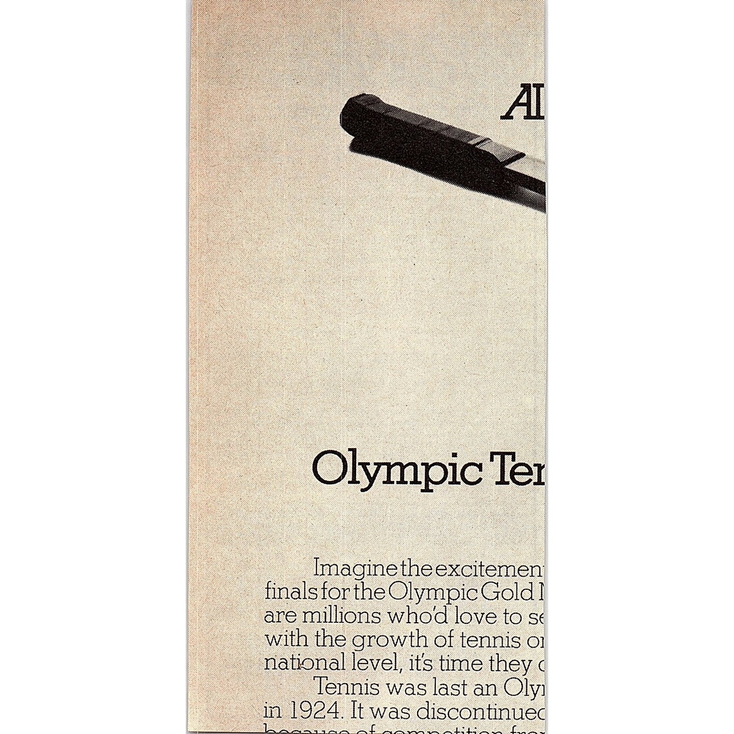 New England Tennis Camps Harrison NY 1977 Ad AF3-Q2
