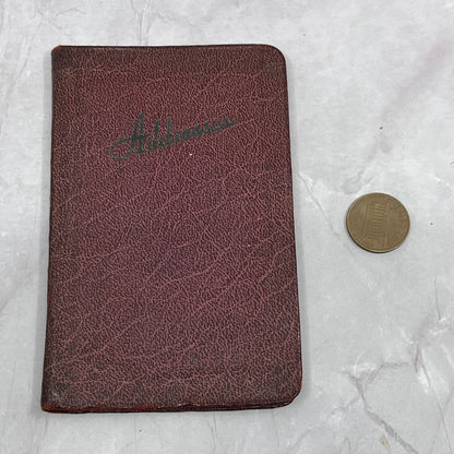 1931 Mini Address Book Carl W.K. Anderson Milwaukee Area SE2