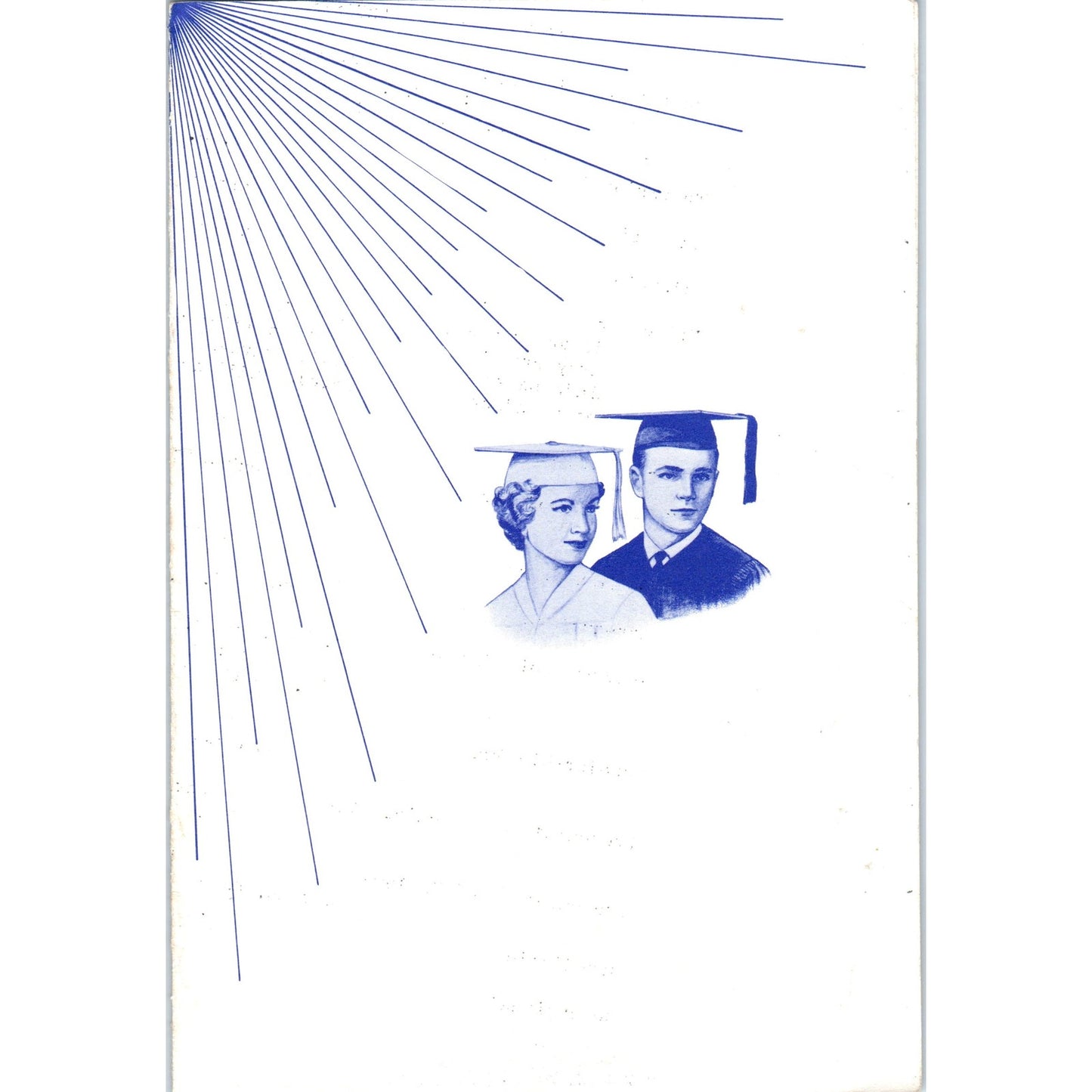 1961 Pequot Lakes High School Commencement Program MN TH9-SX1