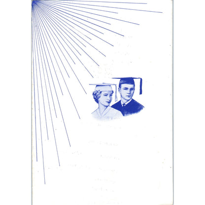 1961 Pequot Lakes High School Commencement Program MN TH9-SX1