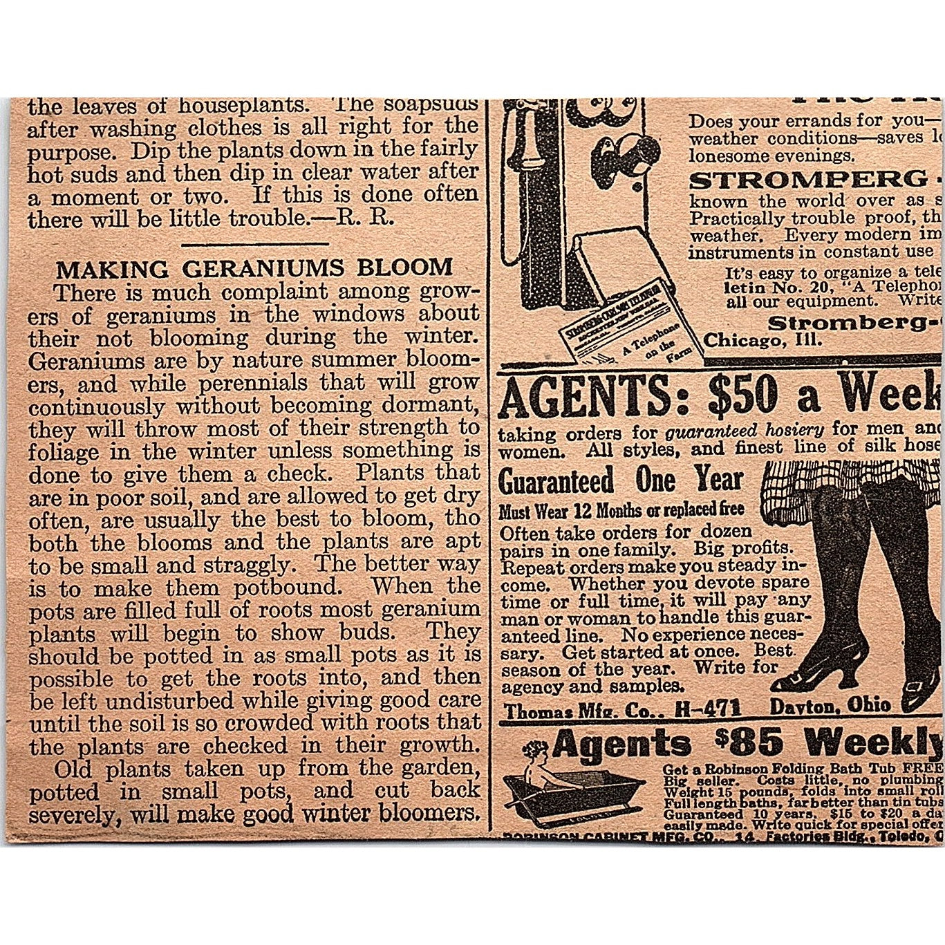 National Giant Portable Smoke House Portable Elevator Mfg Co IL 1920 Ad AG2-6
