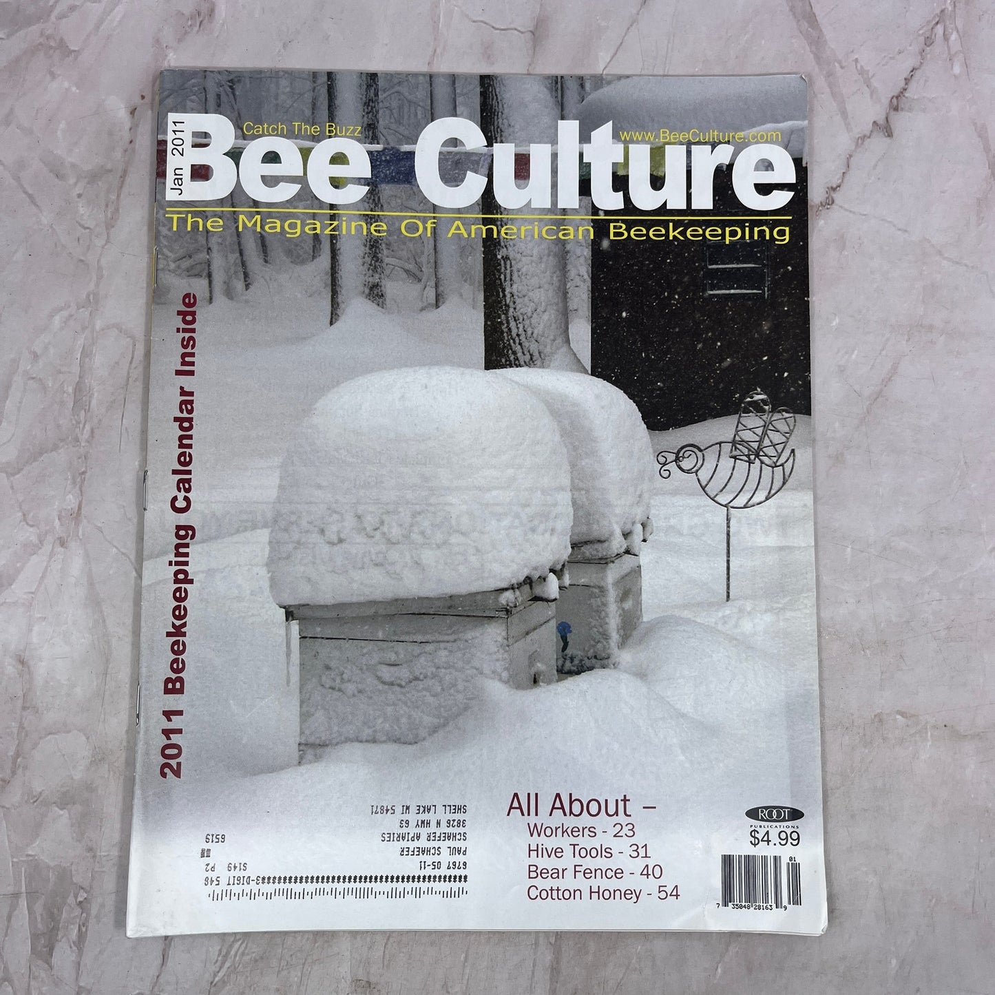 2011 Jan - Bee Culture Magazine - Bees Beekeeping Honey M32