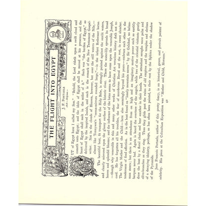 First Sunday in New England - A.W. Bayes - 1898 Litho Art Print D19