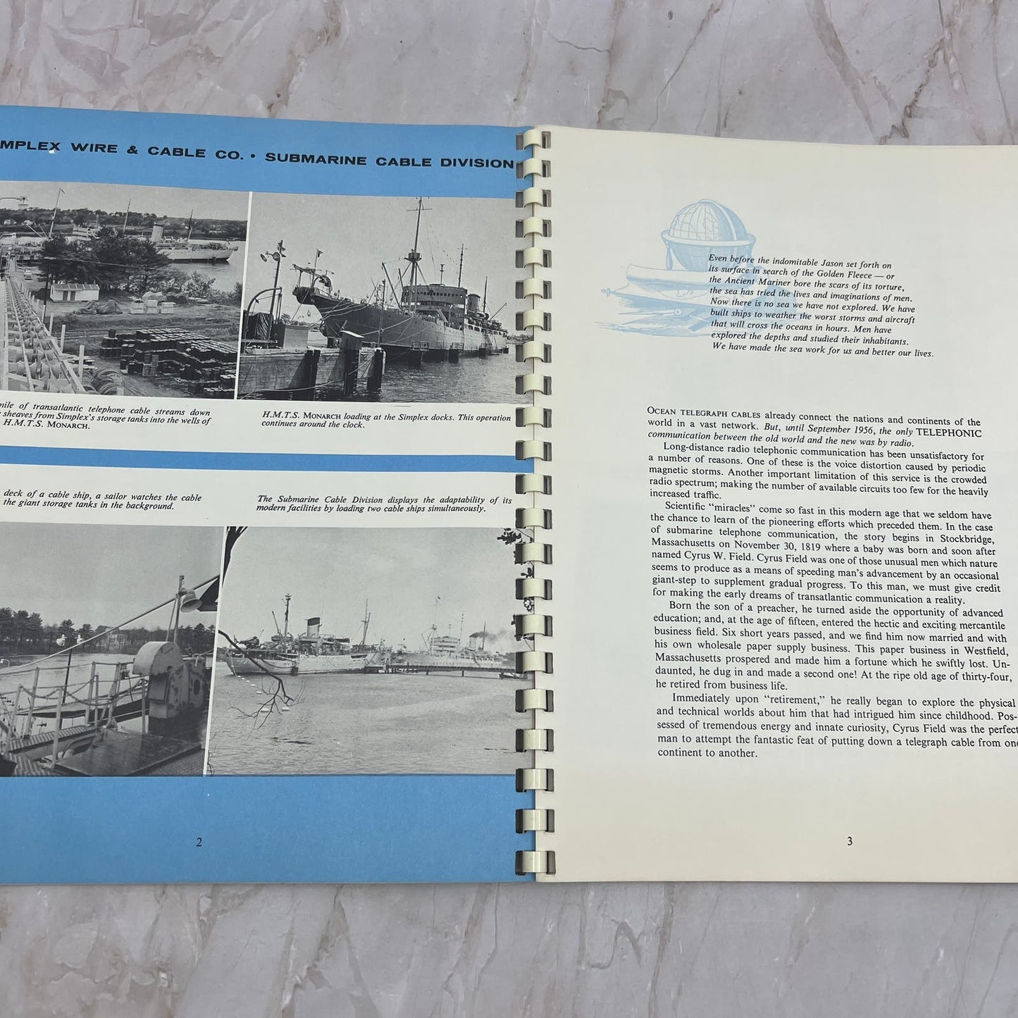 Vintage Transoceonics by Simplex Wire & Cable Co Cambridge Booklet MA TF5-L2