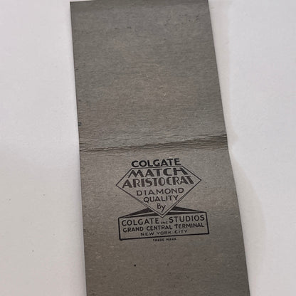 Clipper Ship Colgate Match Aristocrat Vintage Matchbook Cover MM3-3