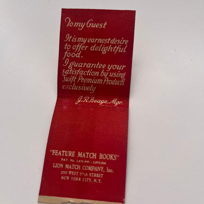 Alpini Village 792 Beacon St. Boston MA Vintage Matchbook Cover TB8-MB-3