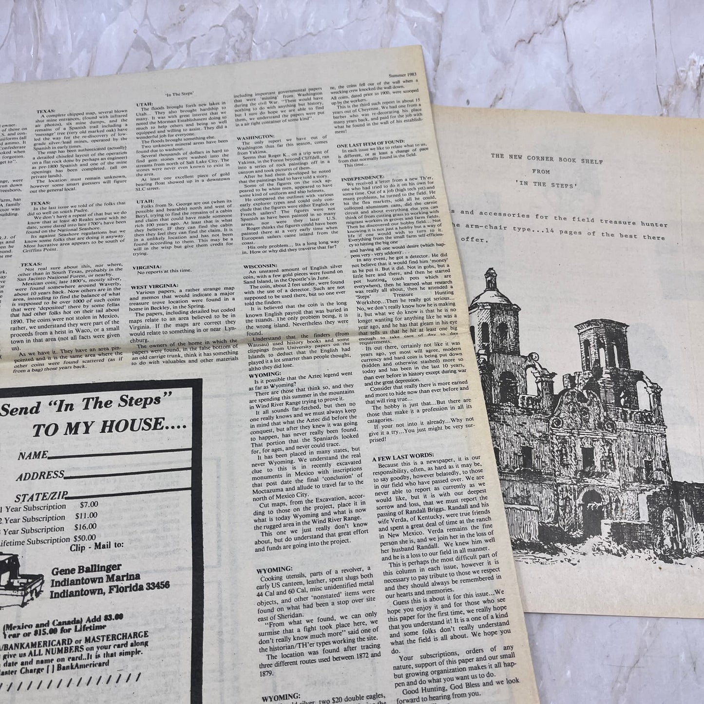 1983 Summer - In the Steps of the Treasure Hunter Newspaper - Indiantown FL M11