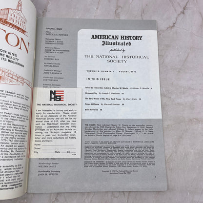 1975 Aug - American History Illustrated Magazine - Admiral Chester W. Nimitz M21