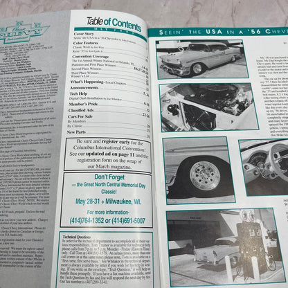 Front Fender Repair - '55, '56, '57 Classic Chevy World Magazine - May 1993 M31