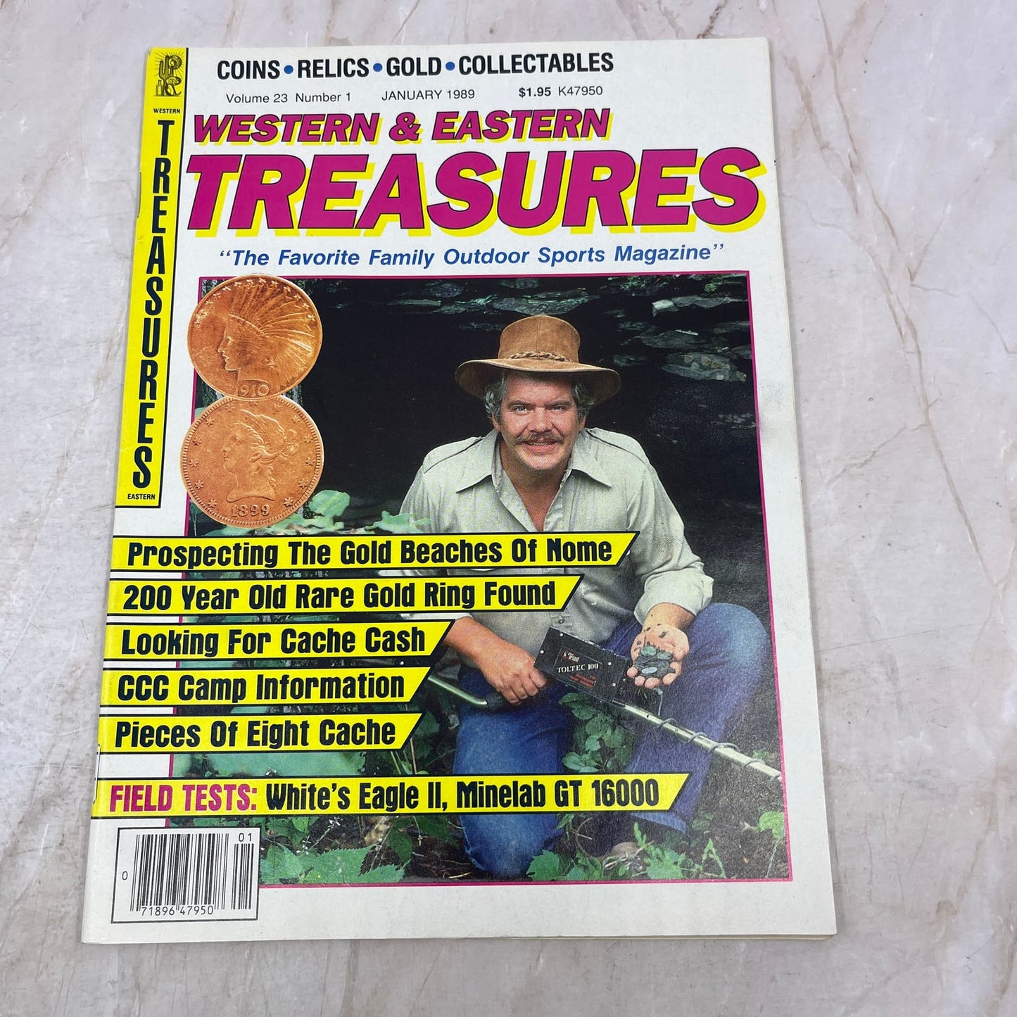 1989 Jan - Western & Eastern Treasures Magazine - Treasure Hunting Gold M11