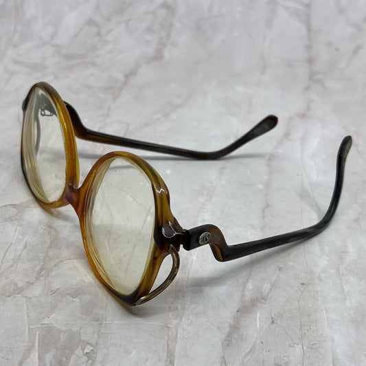 Retro Drop Arm Sophia Loren Brown Acrylic Sunglasses Eyeglasses Frames TG7-G1-1