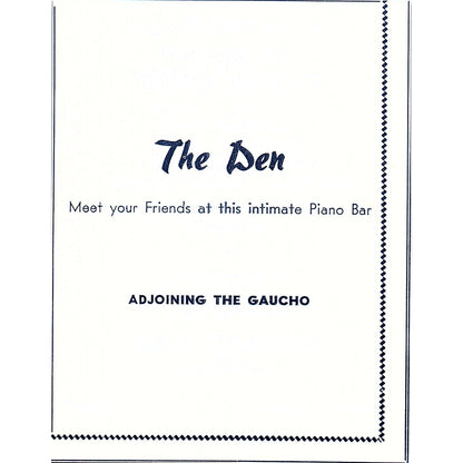 Bob Hadley's Gilded Cage, Trolly Bar Restaurant Fort Wayne Indiana 1964 Ad AG1-9