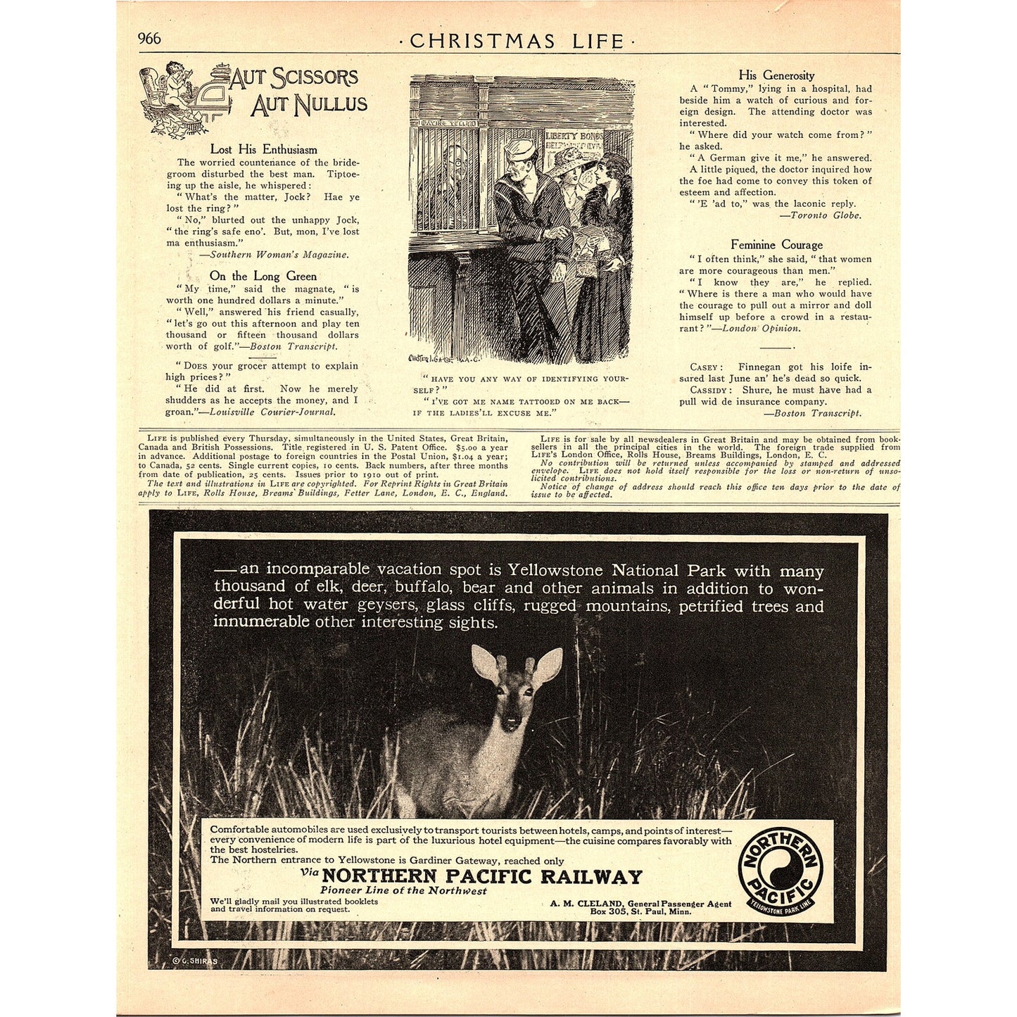 Antique Velvet Tobacco for Christmas M. Leone Bracker Magazine Ad Ad 8x10 V4