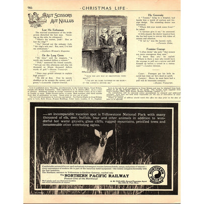 Antique Velvet Tobacco for Christmas M. Leone Bracker Magazine Ad Ad 8x10 V4