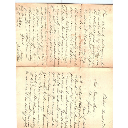 1886 Handwritten Letter From Berlin Germany to Emma Russ Boston AF3-17