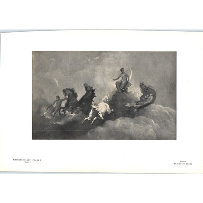 Flight of Night - Hunt 1908 Victorian Art Print AB8-MA12