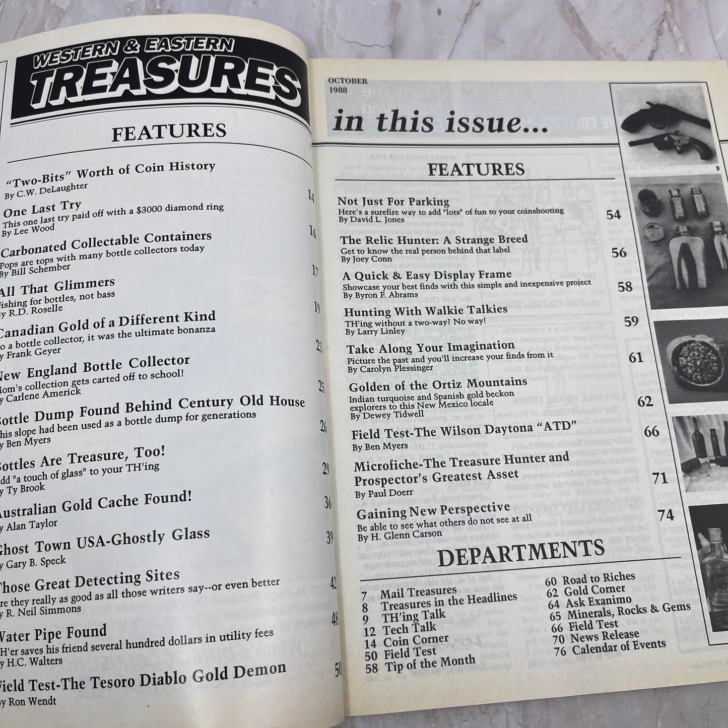 1988 Oct - Western & Eastern Treasures Magazine - Treasure Hunting Gold M11