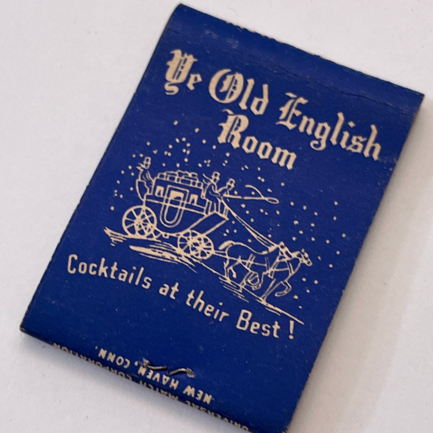 The Spigot Ye Old English Room West Hartford Vintage Matchbook Cover TB8-MB3-6
