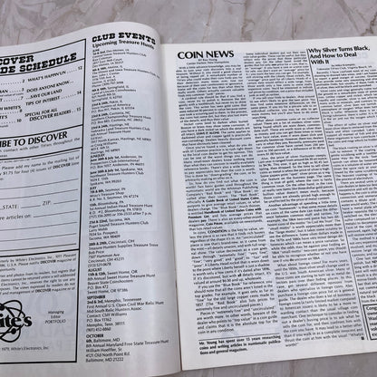 1979 Vol II - Discover Treasure Hunting Magazine - White's Electronics Inc M11