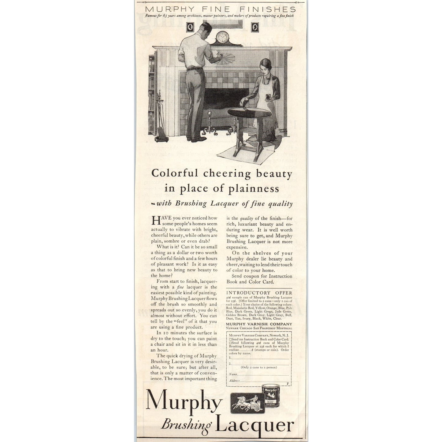 Frederick F. Ingram Co. Shaving Cream 1928 Original Magazine Advertisement FL6-8