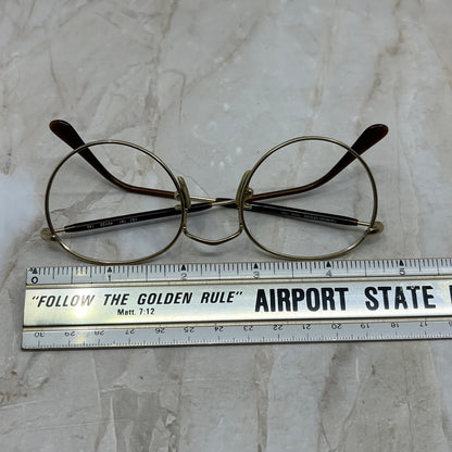 Vintage Giorgio Armani Gold Tone Sunglasses Eyeglasses Frames TD5G4-6