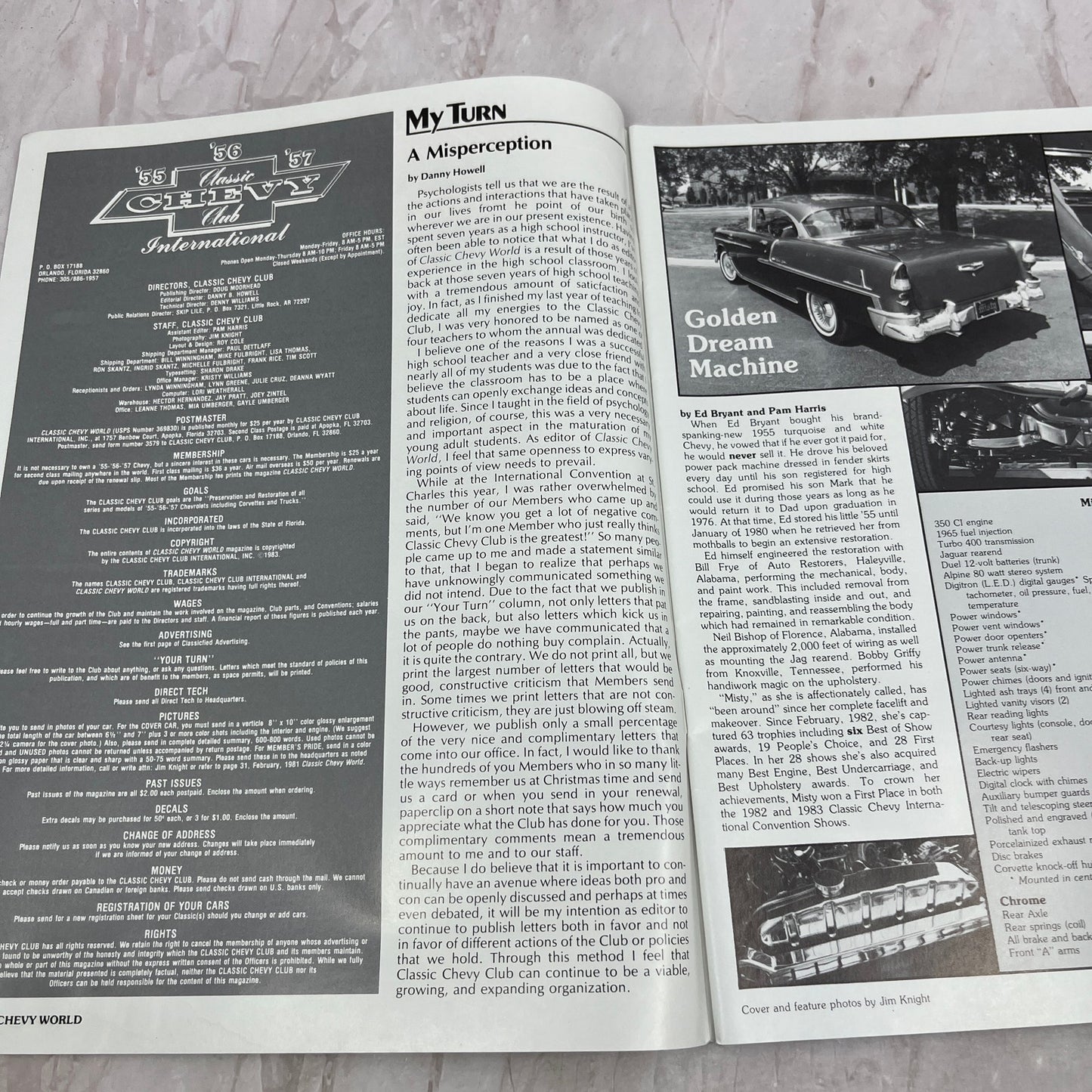 St. Charles IL Convention - '55, '56, '57 Classic Chevy World - Oct 1983 M30