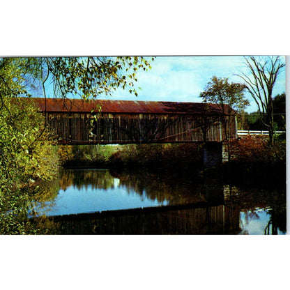 Westport New Hampshire Covered Bridge Postcard PB12