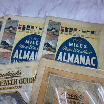 Lot of 7 Antique Almanacs Rawleighs, Dr. Miles L1-6