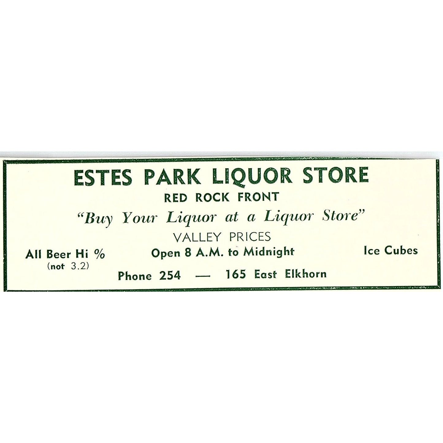 The Wood Shed Antiques 166 W Elkhorn Ave 1957 Estes Park CO Ad AG4-M1