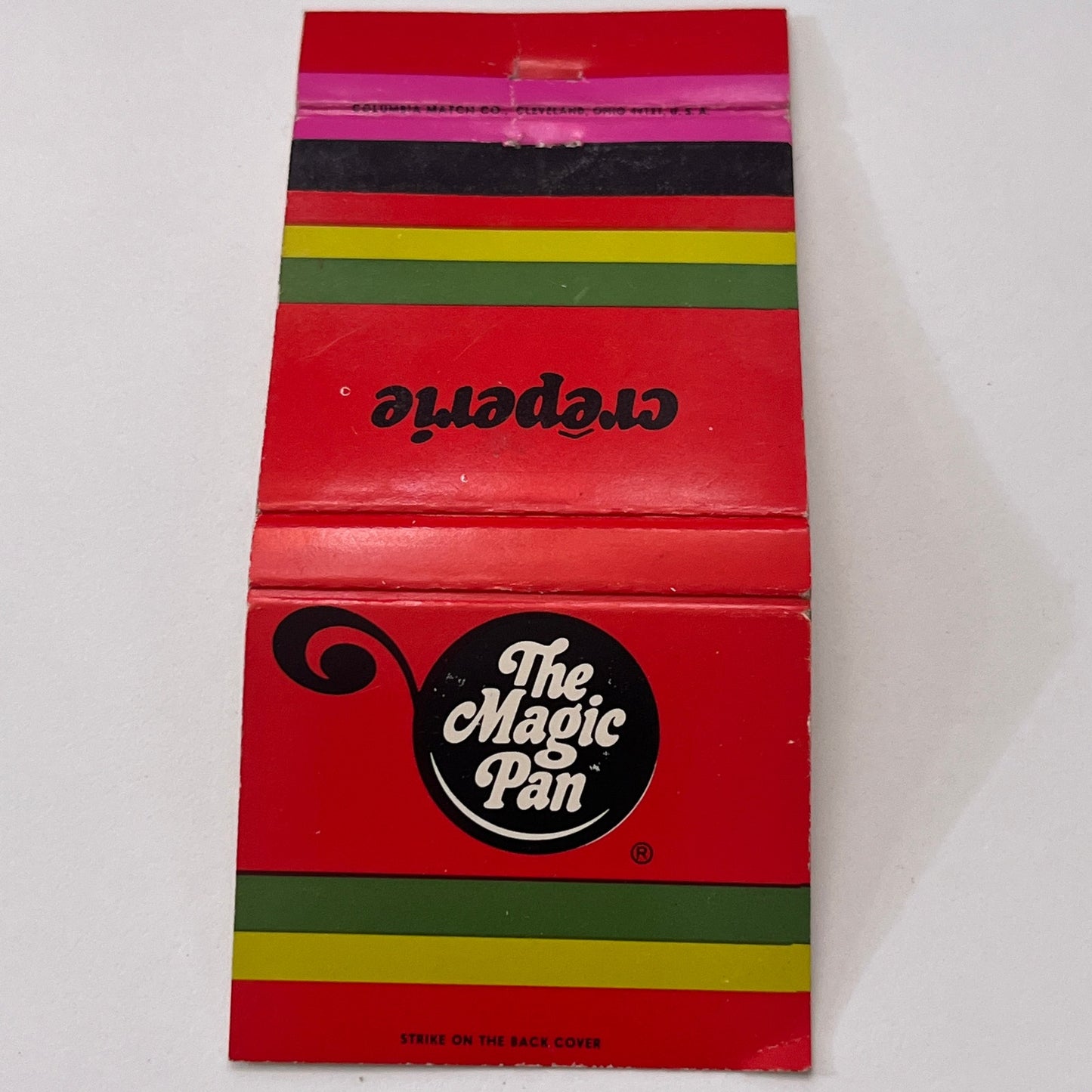 The Magic Pan Creperie Westfarms Mall Hartford CT Vtg Matchbook Cover MM3-5