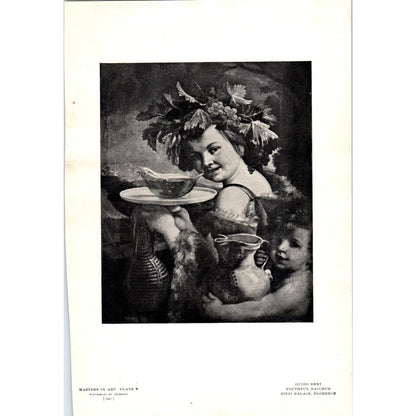 Youthful Bacchus - Guido Reni c1905 Art Print D14