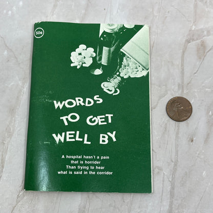 1968 Words To Get Well By Pocket Gift Booklet P9-1