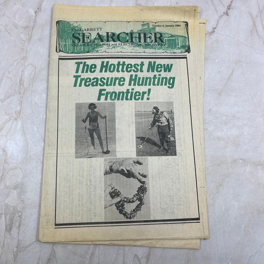1984 Jan - The Garrett Searcher Newsletter Treasure Hunting Metal Detectors M20