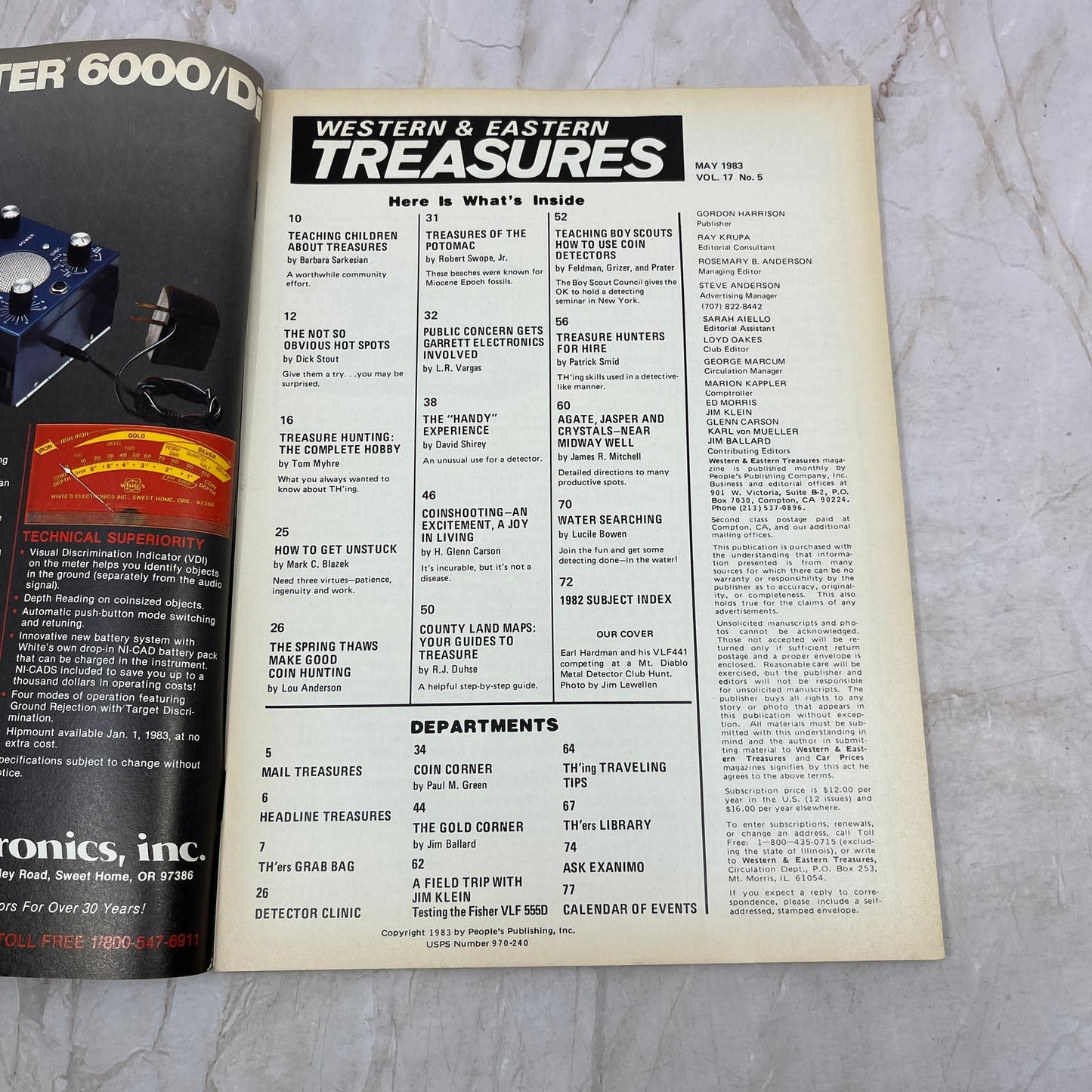 1983 May - Western & Eastern Treasures Magazine - Treasure Hunting Gold M13