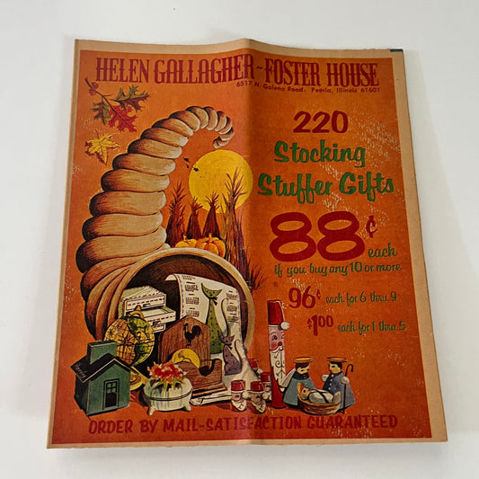 1968 Helen Gallagher-Foster House Gifts By Mail Fall Catalog Peoria IL TE2-BB