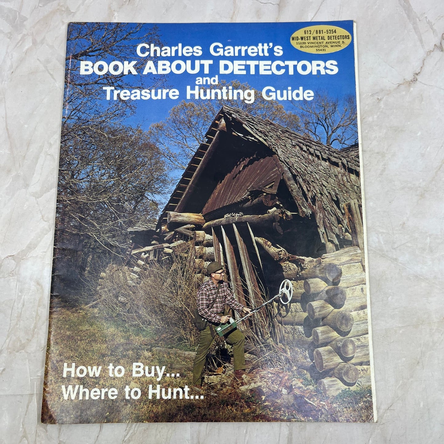 1975 Charles Garrett's Book on Detectors & Treasure Hunting Guide M20