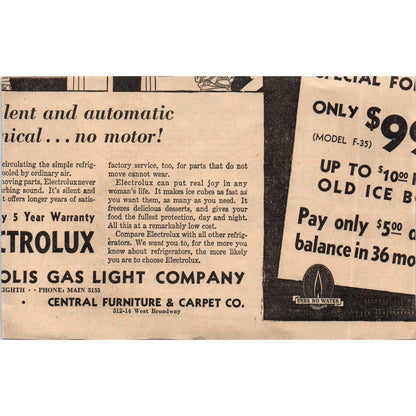 Alvin Theatre Guilty Parents 5x7" 1935 Minneapolis Journal Advertisement AE7-N1