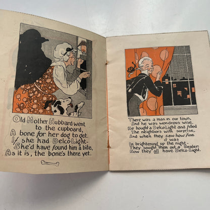 c1920 Delco-Light Nursery Rhymes by E.L.C. Mini Advertising Booklet AJ4-M8