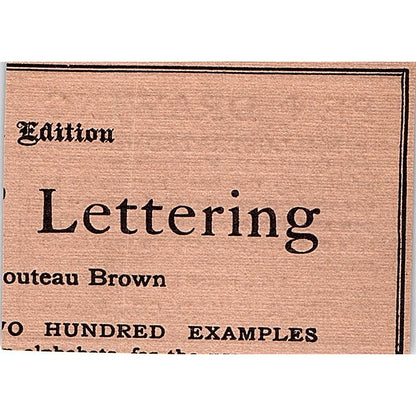 Pen Drawing Charles D Maginnis Bates & Guild Co Boston - 1908 Ad AF5-4