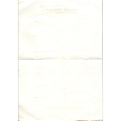 c1950 Army Service Clubs Japan Blank Letterhead AB9