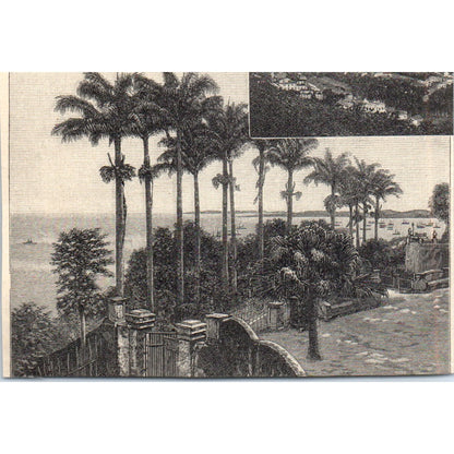 The Cathedral Lima Peru 1901 Engraving AF2-P3