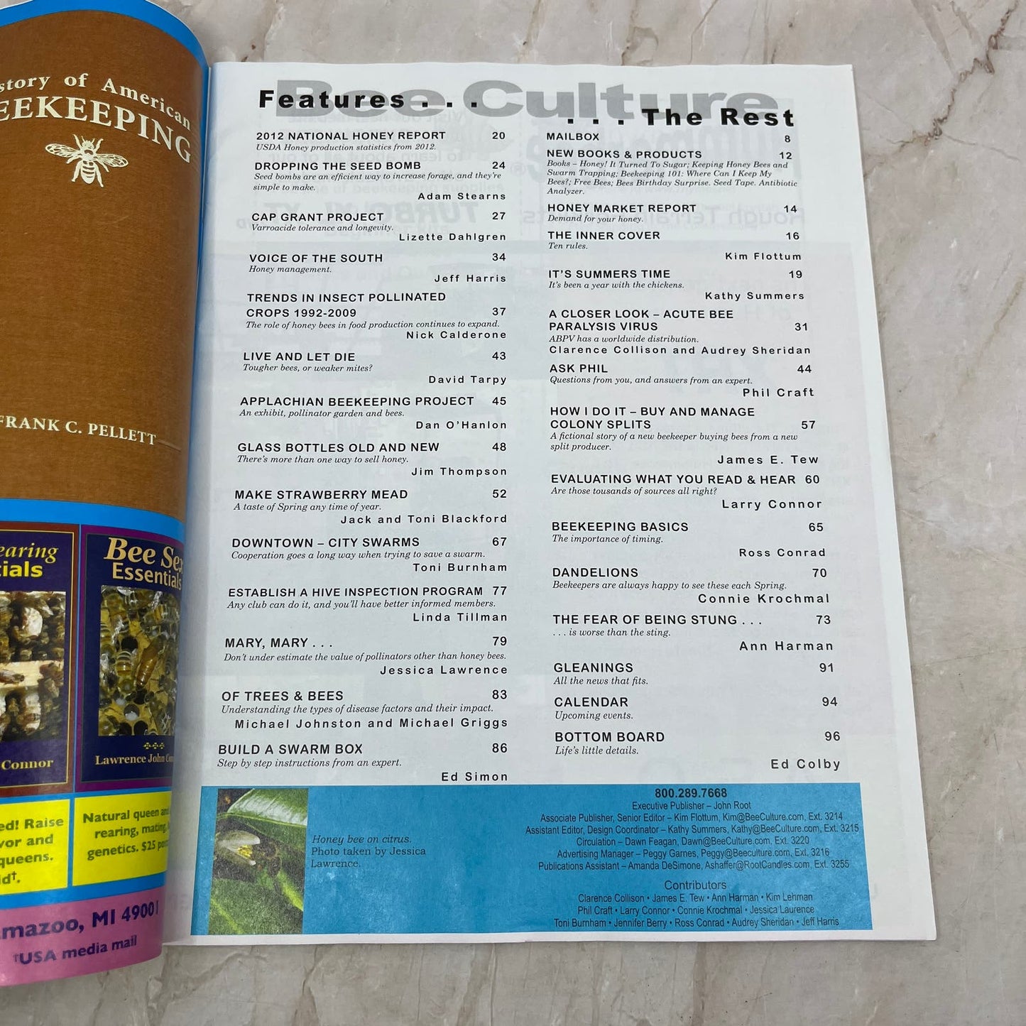 2013 May Bee Culture Magazine Bees Beekeeping Honey M8