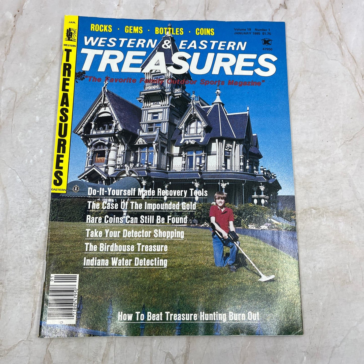 1985 Jan - Western & Eastern Treasures Magazine - Treasure Hunting Gold M12