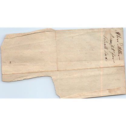 1814 Receipt Eben Miller Rufus Moore Asa & Thomas Boyden Dummerston VT AF2-A3