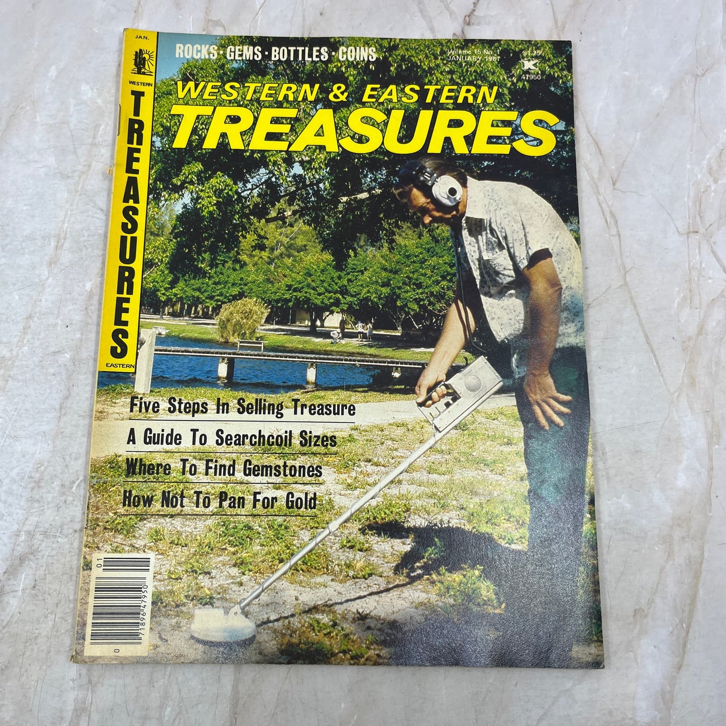 1981 Jan - Western & Eastern Treasures Magazine - Treasure Hunting Gold M13