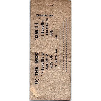 Loyal Order of Moose Lodge No. 505 Duluth MN Vintage Matchbook Cover SF3-Y1