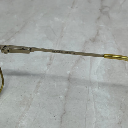 Vtg Design Classics Japan Steel Aviator Sunglasses Eyeglasses Frames TG7-G6-3