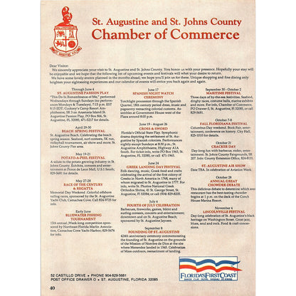 Flagler College St. Augustine FL 1989 Ad AF9-13