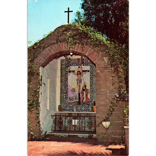 Asistencia of San Antonio de Pala California Mission Vintage Postcard PE3